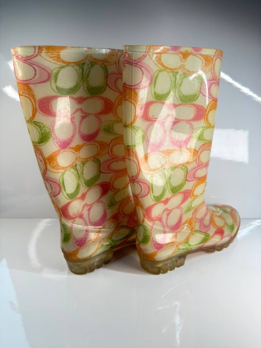 Coach Rubber Rain Boots – Women’s Size 9 - Picture 7 of 15